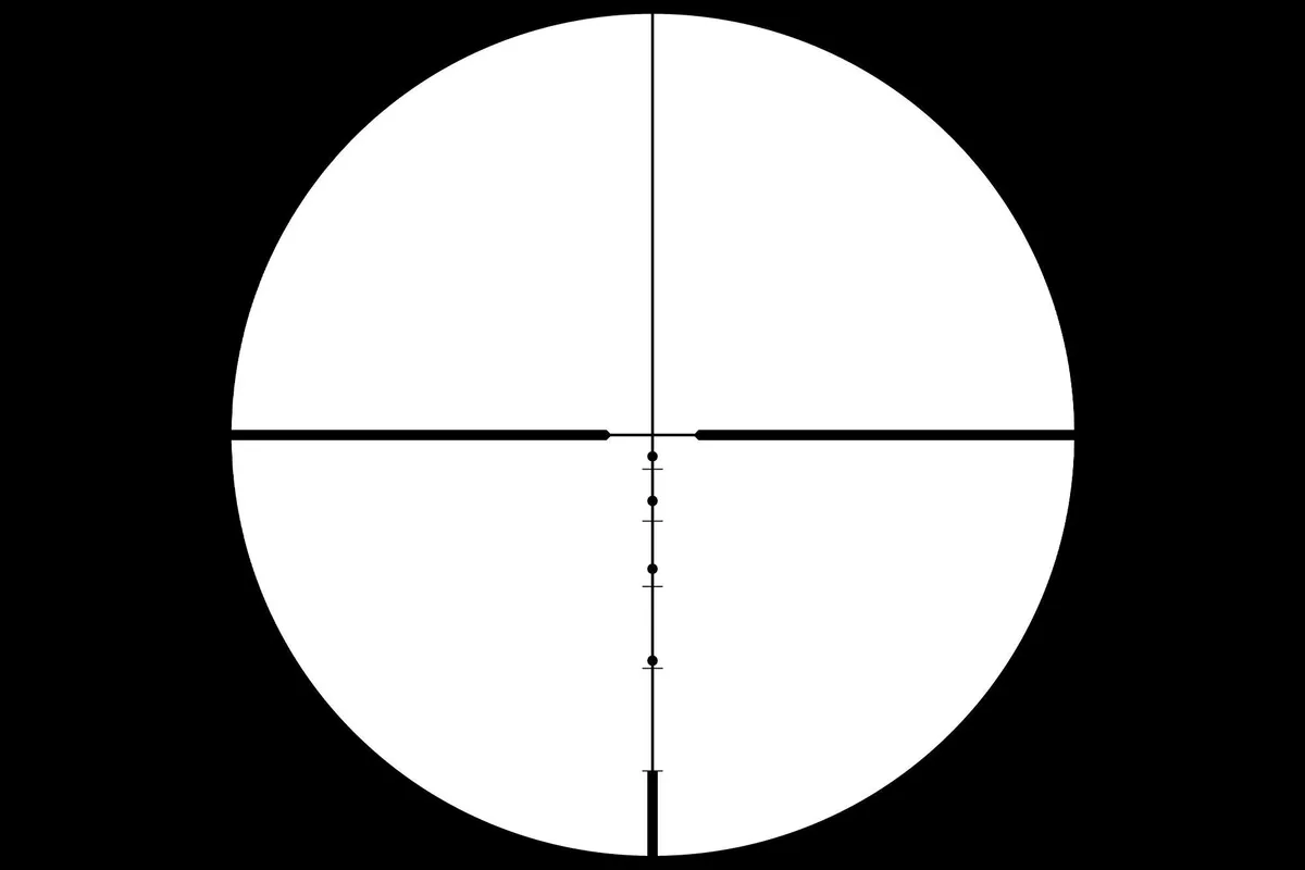 Crimson Trace Hardline 2-7x32mm Rifle Scope - Custom BDC Blackout Reticle - Rifle Scope - view 1