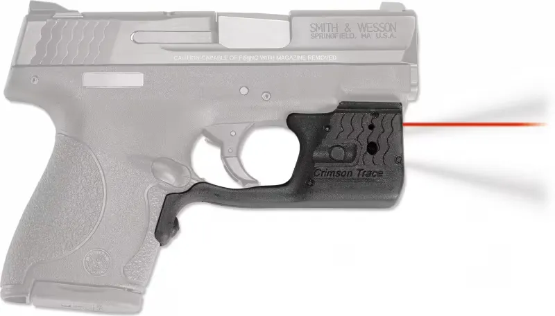 Crimson Trace Laserguard Pro Smith & Wesson Shield 150 Lumen Weaponlight With Red Laser, Black - LL-801 - Light, vista 1