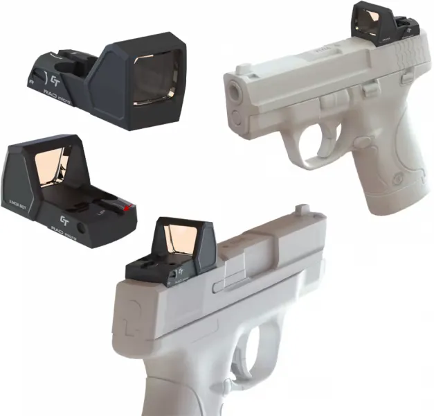 Crimson Trace Micro RAD Red Dot Sight - Optic, vista 1