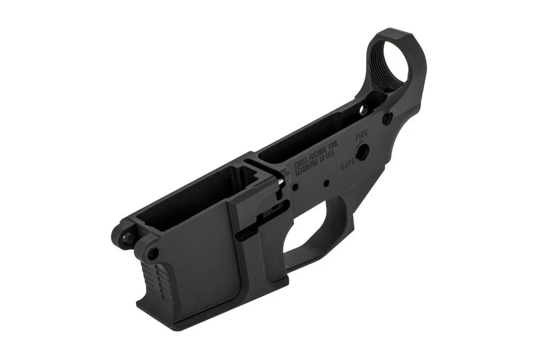 Cross Machine Tool Uhp15-Ss Billet Ar-15 Stripped Lower Receiver - Lower Receiver for AR-15 - view 1