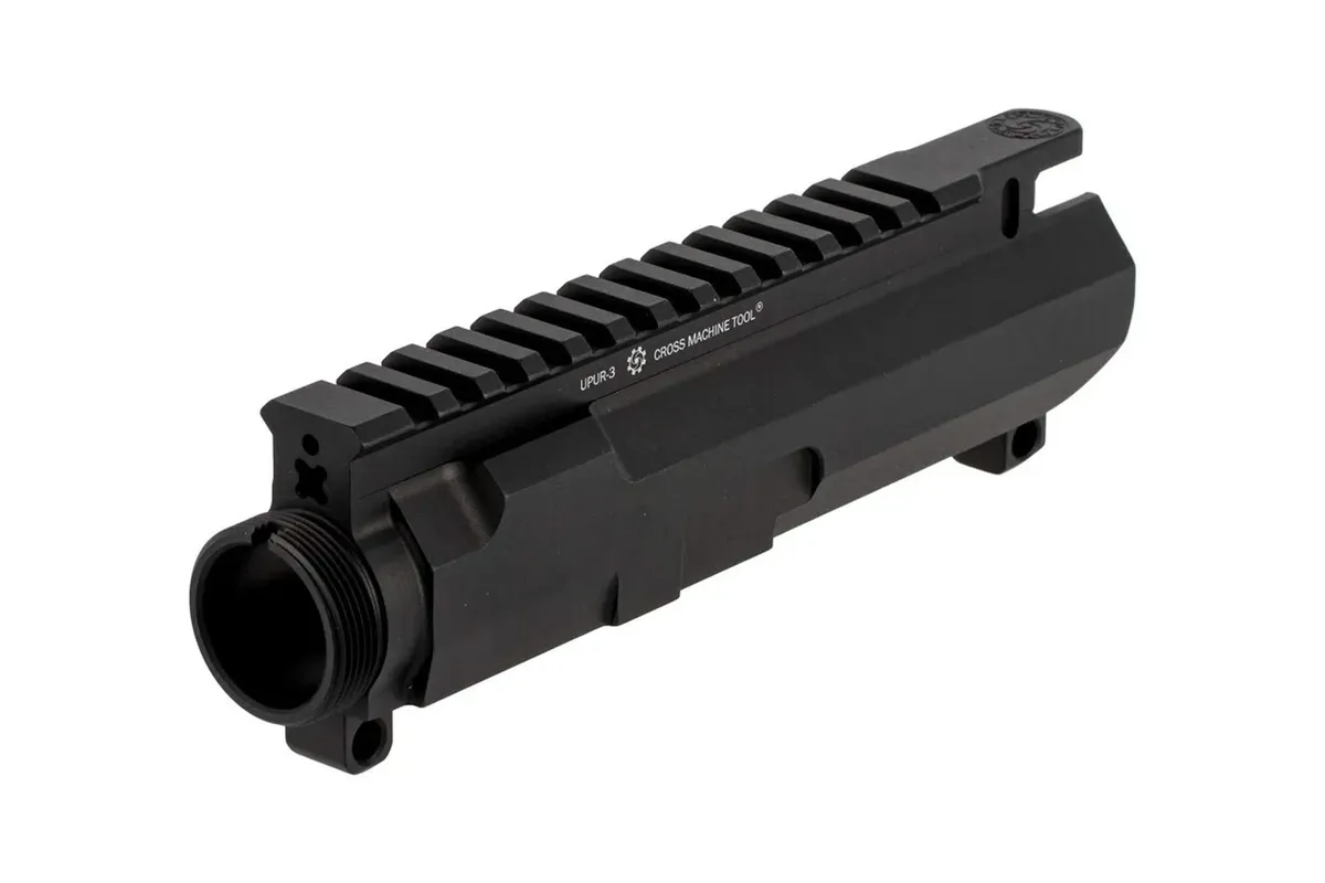 Cross Machine Tool UPUR-3 Big Bore Billet AR-15 Upper Receiver - Slick Side No Dust Cover - Upper Receiver for AR-15 - view 1