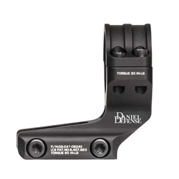 Daniel Defense 30mm 1-Piece Single Scope Ring Mount, Black - 047-07195 - Optic Mount, vista 1