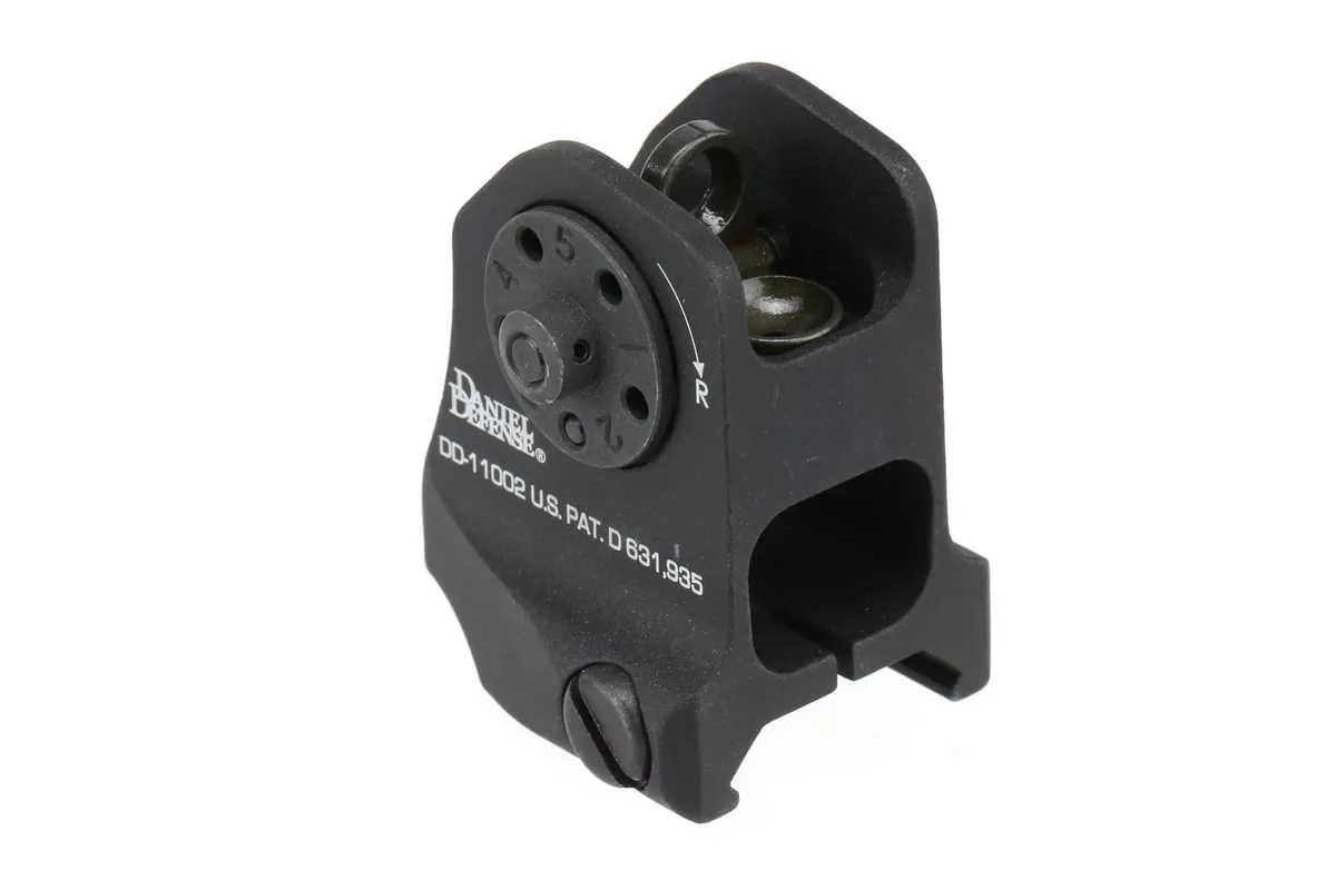 Daniel Defense Ar-15 Fixed Adjustable A1.5 Backup Rear Sight Black - Rear Sight for AR-15 - view 1