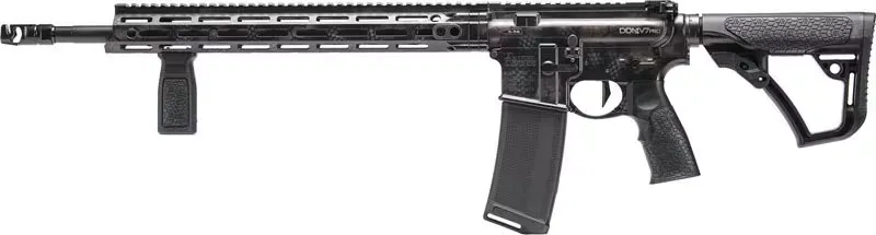Daniel Defense 0212802364047 DDM4 V7 Pro 5.56x45mm NATO 18" 30+1 Rattlecan Cerakote 6 Position w/SoftTouch Overmolding Stock - Complete Rifle, vista 1
