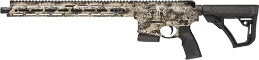 Daniel Defense DDM4 Hunter 02-128-30075-047 Rifle, 300 Blackout, 16" Barrel, 32-Round, Semi-Auto, Kryptek Highlander, Geissele 2-Stage Trigger, MFR 15.0 M-LOK Rail. - Complete Rifle - view 1