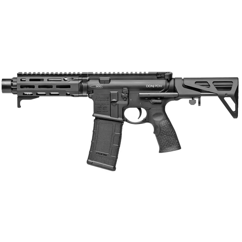 DANIEL DEFENSE DDM4 PDW SBR 300 BLK 7in 30rd Black Rifle (02-088-22220-047) - Complete Rifle - view 1