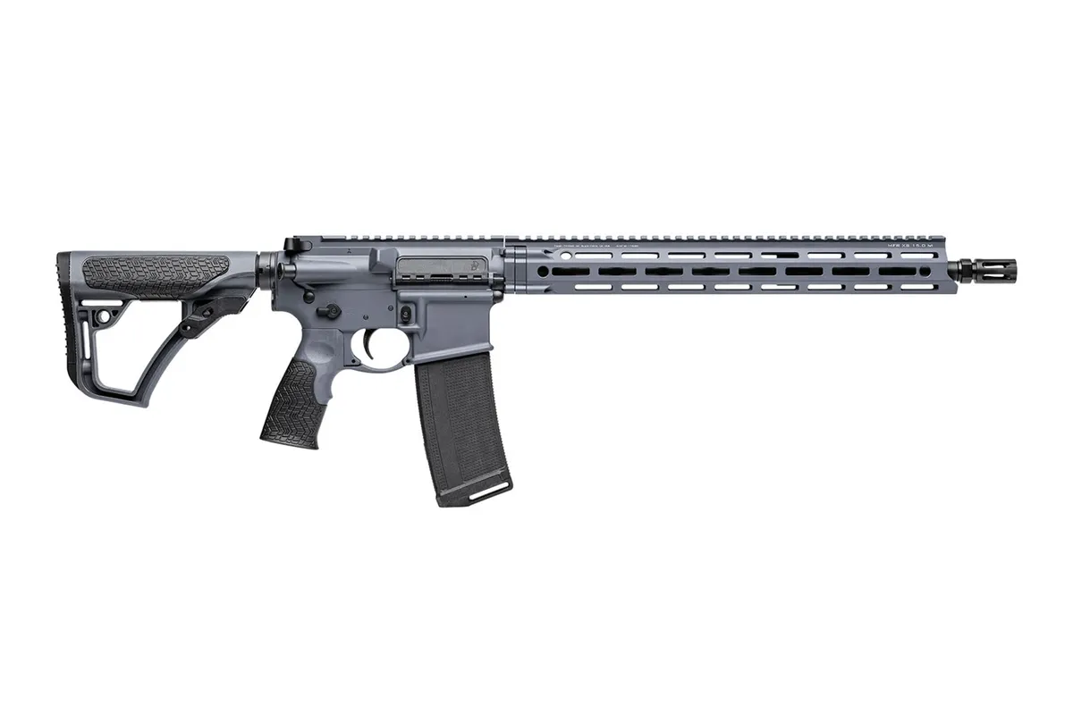 Daniel Defense DDM4v7 5.56 16" 30rd Semi-Automatic AR-15 Rifle - 15" MFR XS M-LOK Rail - Grey - Complete Rifle - view 1