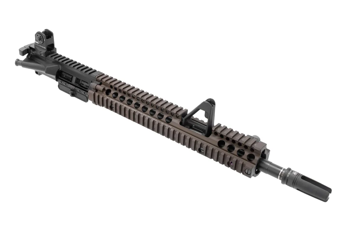Daniel Defense M4A1 FSP 14.50" Carbine-Length Upper 5.56x45mm 1:7 Quad Rail with BCG and CH, Flat Dark Earth - Tactical Precision - 2300409376 - Upper Receiver for AR-15 - view 1
