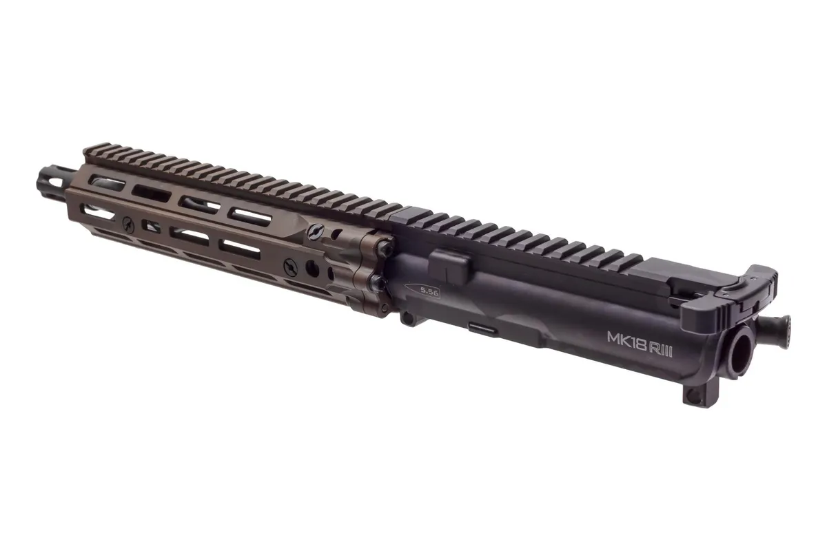 Daniel Defense MK18 RIS III 10.3" 5.56 NATO Complete Upper Receiver - FDE - Upper Receiver for AR-15 - view 3