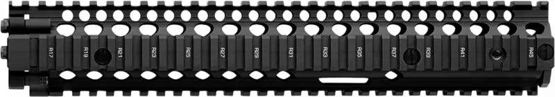 Daniel Defense M4A1 RIS II 12.25" 6061 T6 Aluminum Forend Rail Interface System, Black - 408001006 - Handguard for AR-15 - view 2