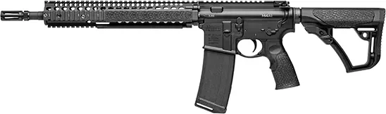 Daniel Defense M4A1BLK M4A1 14.5 Black RIS II Quad Rail 32rd - Handguard for AR-15 - view 1