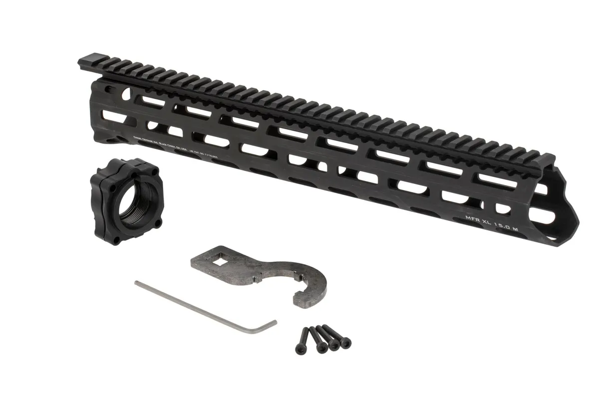 Daniel Defense Mfr Xl Free Float Ar-15 Handguard - M-Lok - 15" - Handguard for AR-15 - view 4