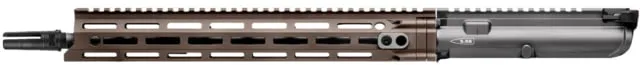 Daniel Defense OpticsPlanet Exclusive Daniel Defense Upper Receiver 14.5 in 1/7 Twist Mil Spec Ceracote Finish Black/Brown - Upper Receiver for AR-15, vista 1