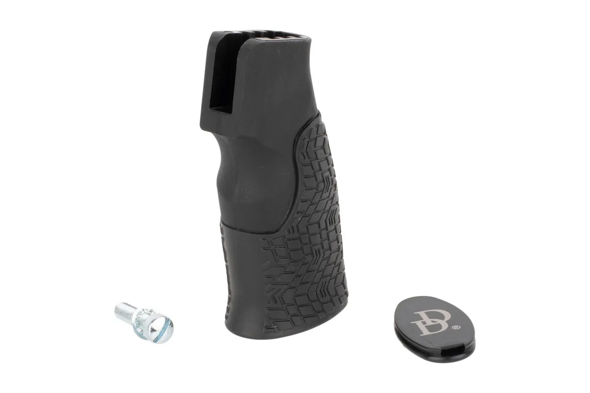 Daniel Defense Overmolded Pistol Grip (No Trigger Guard) - Black - Pistol Grip for AR-15, vista 2