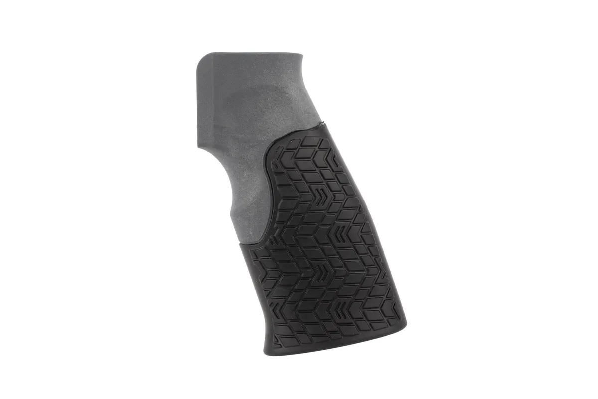Daniel Defense Overmolded Pistol Grip (No Trigger Guard) - Tornado Grey - Pistol Grip for AR-15 - view 2