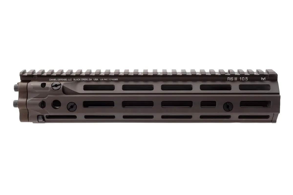 Daniel Defense RIS III AR-15 Handguard - FDE - 10.5" - Handguard for AR-15 - view 2