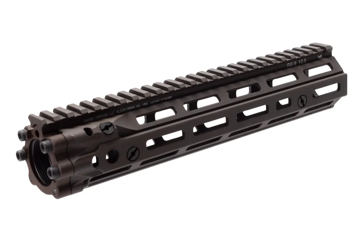 Daniel Defense RIS III AR-15 Handguard - FDE - 10.5" - Handguard for AR-15 - view 3