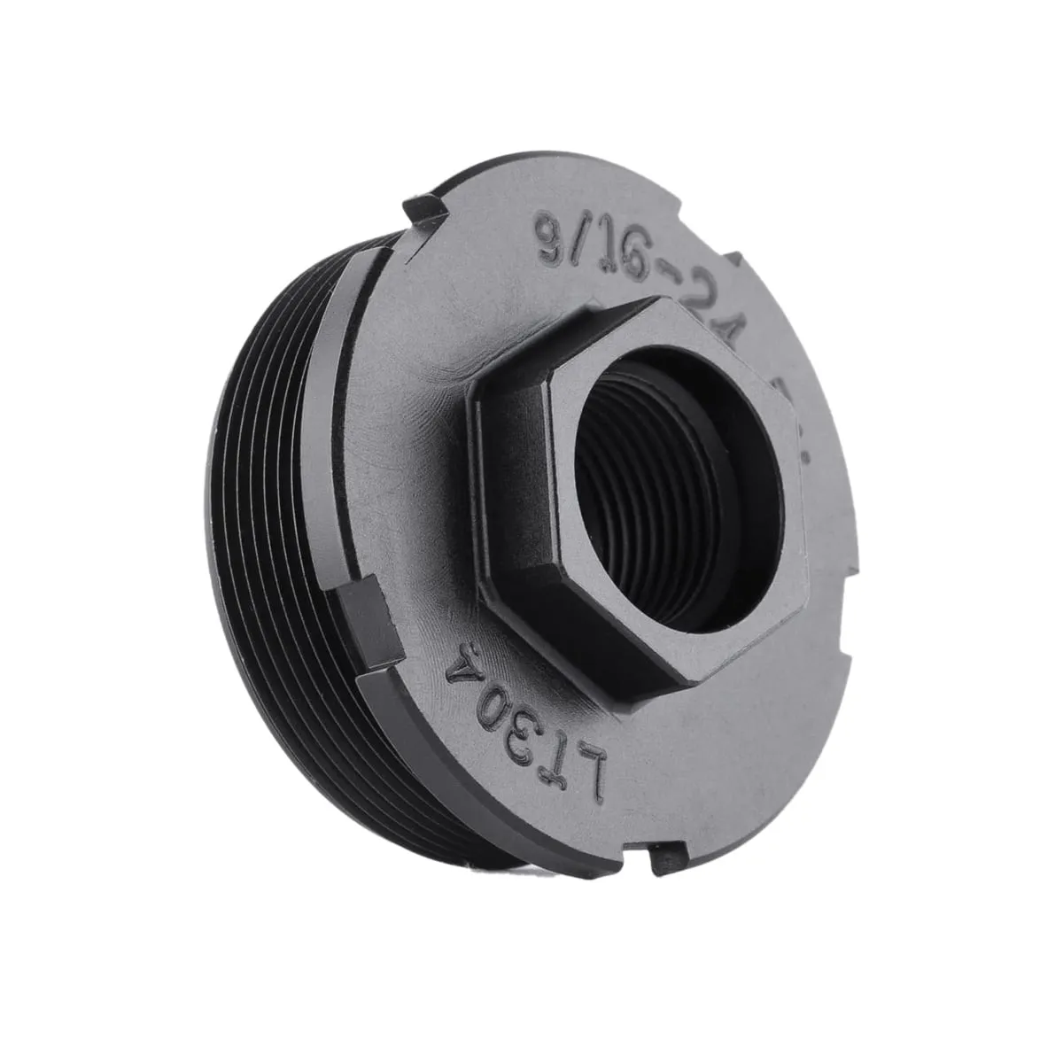 Dead Air Armament Hub, Direct Thread Mount, 5/8X24, Black - LT302 - Muzzle Device for AR-15 - view 2