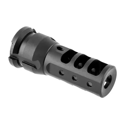 Dead Air Armament Key Mount Muzzle Brake w/ 3/4x24 Threads, Black - DA103 - Muzzle Device for AR-15, vista 1
