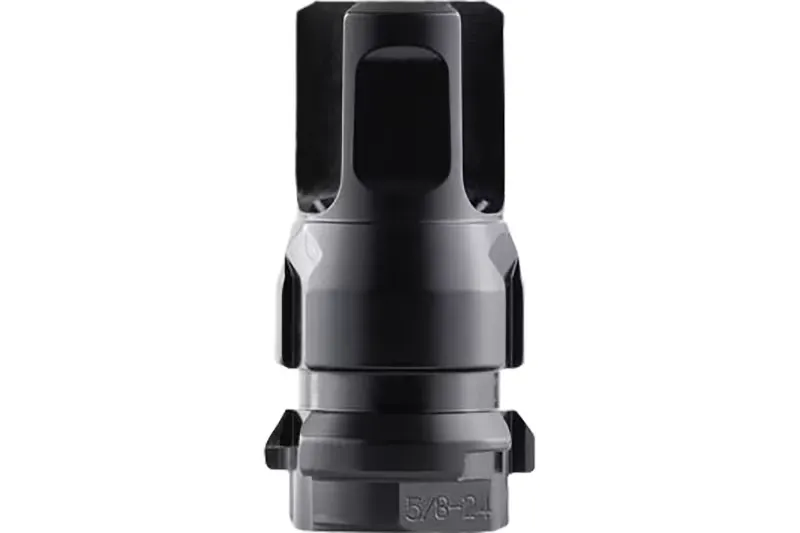 Dead Air Armament Dead Air DA115 KeyMicro Brake Flash Hider Black Nitride 4140 HT Alloy Steel 1/2"-28 Threads 9mm - Muzzle Device for AR-15 - view 2