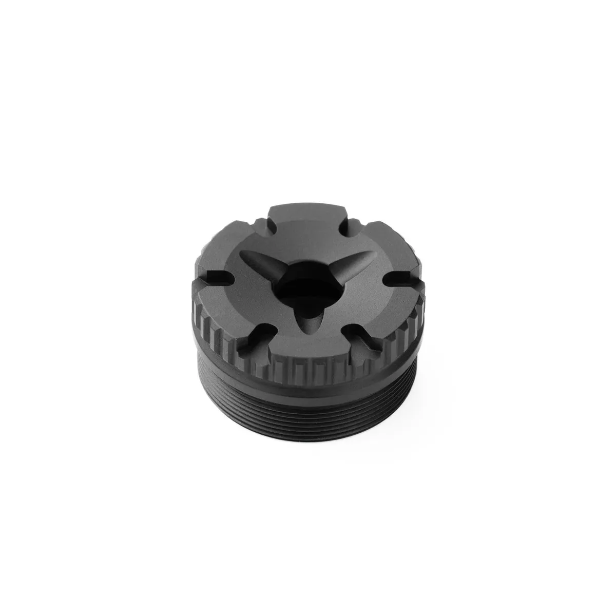 Dead Air Mojave 9 Front Cap, 9mm - Muzzle Device for AR-15, vista 1