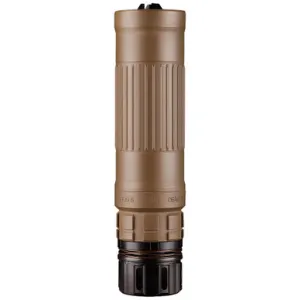 Dead Air Silencers Dead Air Lazarus 6 6mm 6.42" FDE Suppressor w/KeyMo Adapter & DA115 1/2"x28 KeyMicro 3Prong Flash Hider (NFA) LZ6KMFDE - Muzzle Device for AR-15 - view 1