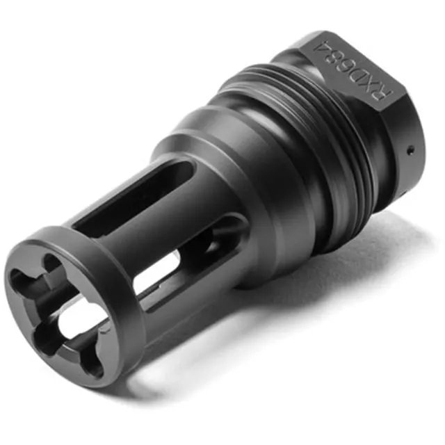 Dead Air Silencers Rxd Xeno Birdcage Flash Hider 6mm - Muzzle Device for AR-15, vista 1