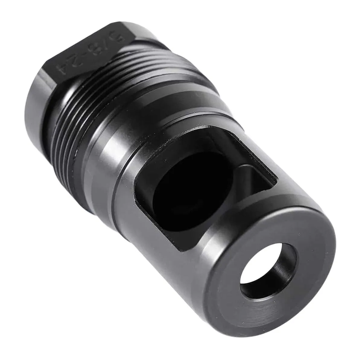Dead Air Armament Dead Air Xemax M18x1.5 Muzzle Brake, Black - Muzzle Device for AR-15, vista 3