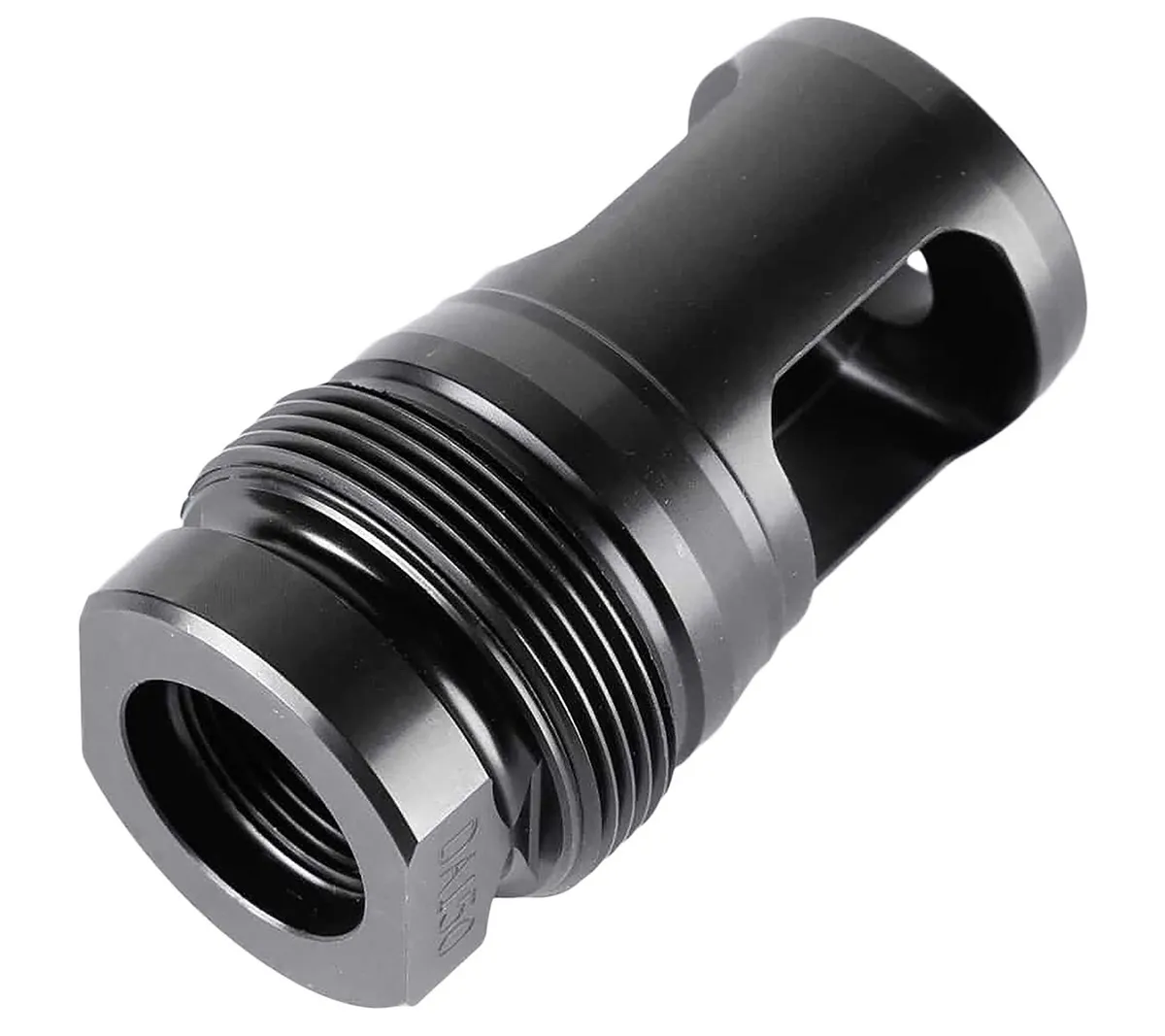 Dead Air Armament Dead Air Xemax M18x1.5 Muzzle Brake, Black - Muzzle Device for AR-15, vista 4