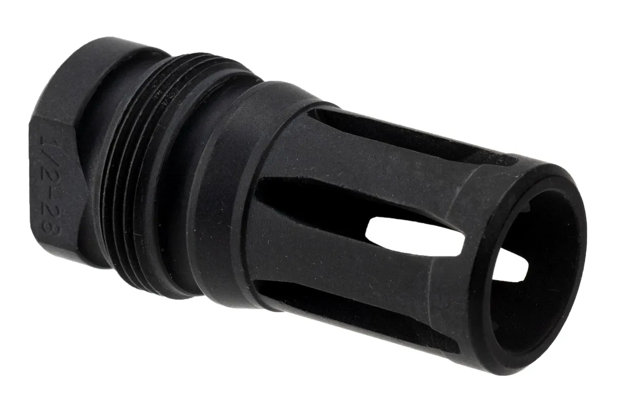 Dead Air Armament Dead Air Xeno Flash Hider - 1/2x28 - Muzzle Device for AR-15 - view 3