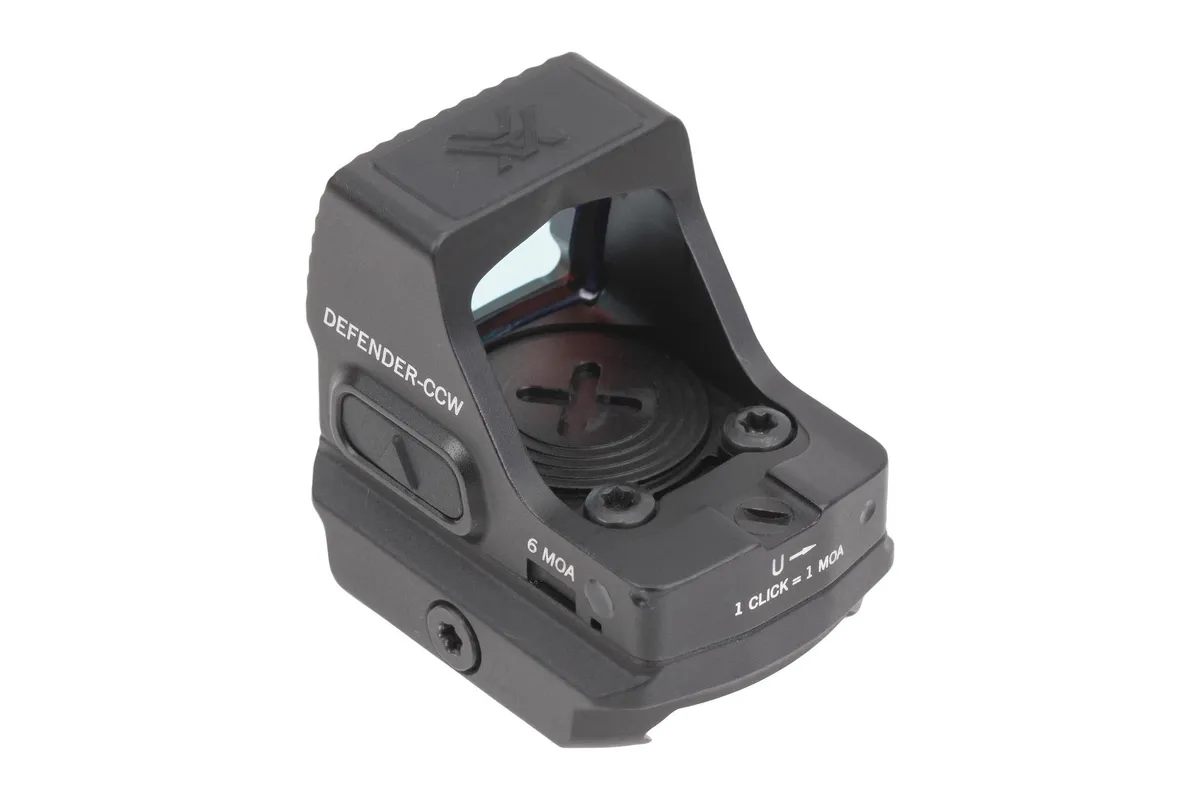 Vortex Optics Defender-CCW 6 MOA MRDS Micro Red Dot Sight Black - Optic, vista 3
