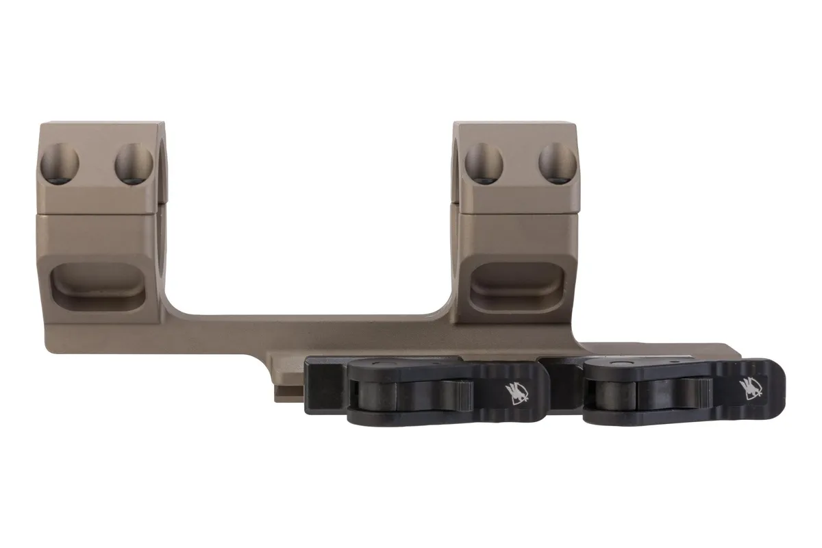 American Defense Delta Cantilever Scope Mount - 30mm 0 Moa 2 Cantilever Mount, Flat Dark Earth - Optic Mount, vista 3