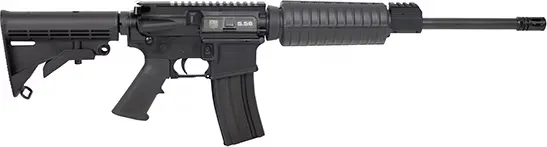 Diamondback DB1717K004 DB15 Rem,5.56x45mm NATO 16" 30+1 Black Hard Coat Anodized 6 Position Stock Black A2 Grip - Complete Rifle, vista 1