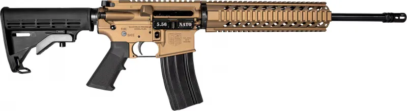 Diamondback DB1717K042 DB15 Version 2, 5.56 Nato, 16" 30+1 Burnt Bronze Cerakote Black 6 Position Stock Black Polymer Grip Right Hand - Complete Rifle - view 1