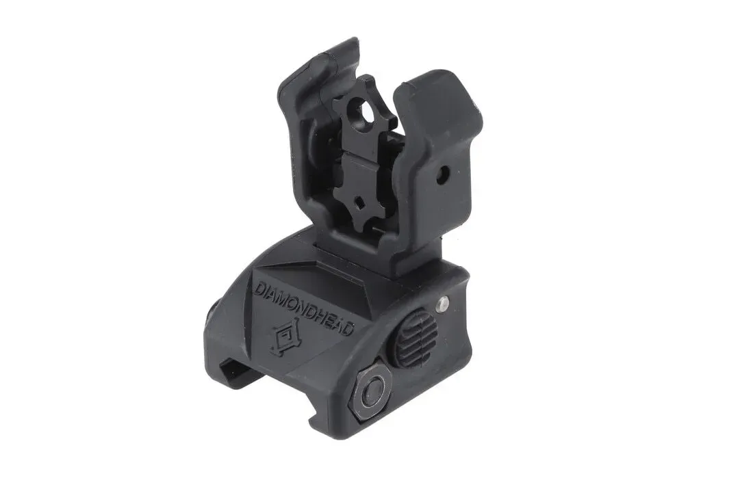 Diamondhead Usa Polymer Diamond Integrated Sighting System - Black - NiteBrite - Iron Sights for AR-15 - view 1