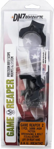 DNZ Game Reaper-2 High Scope Mount and Ring Combo 34" Tube 1.19" To Receiver - XB34TH2 - Optic Mount - view 2