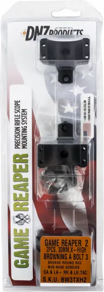 DNZ Game Reaper-2 X-High Scope Mount and Ring Combo 30mm Tube 1.19" To Receiver - BW3TXH2 - Optic Mount - view 2