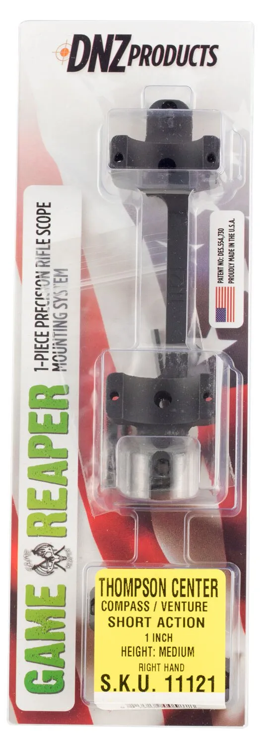 DNZ Game Reaper Thompson Center Venture 1 inch Medium Aluminum Precisioned 1-Piece Scope Tube, Matte Black - 11121 - Optic Mount - view 1