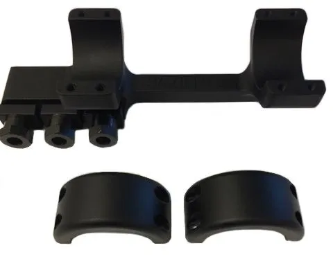DNZ Products Freedom Reaper Scope Mount - 20 MOA Extra High Ring Tube Black Matte - Optic Mount, vista 1