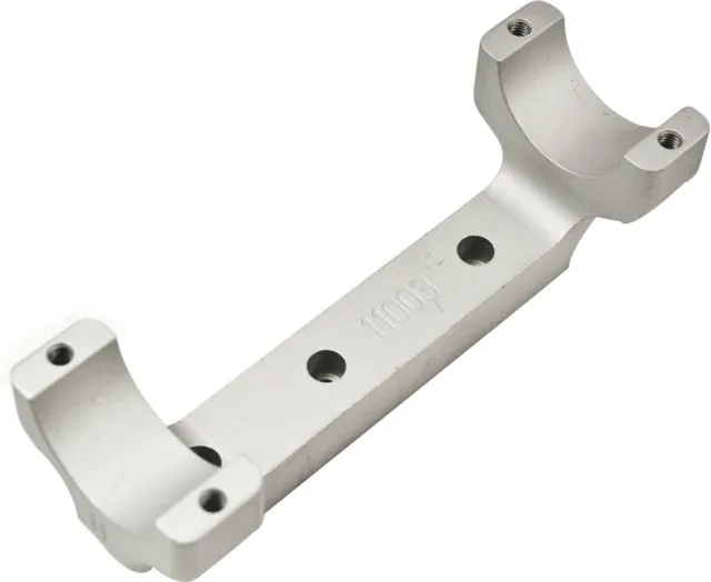 DNZ Products Game Reaper Scope Mount - H&R High Ring 1 in Tube Silver - Optic Mount - view 1