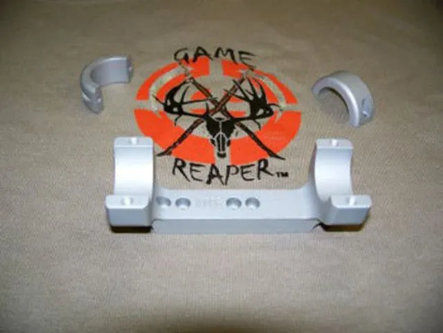 DNZ Products Game Reaper Scope Mount - Kimber 84M High Ring 1 in Tube Silver - Optic Mount, vista 1
