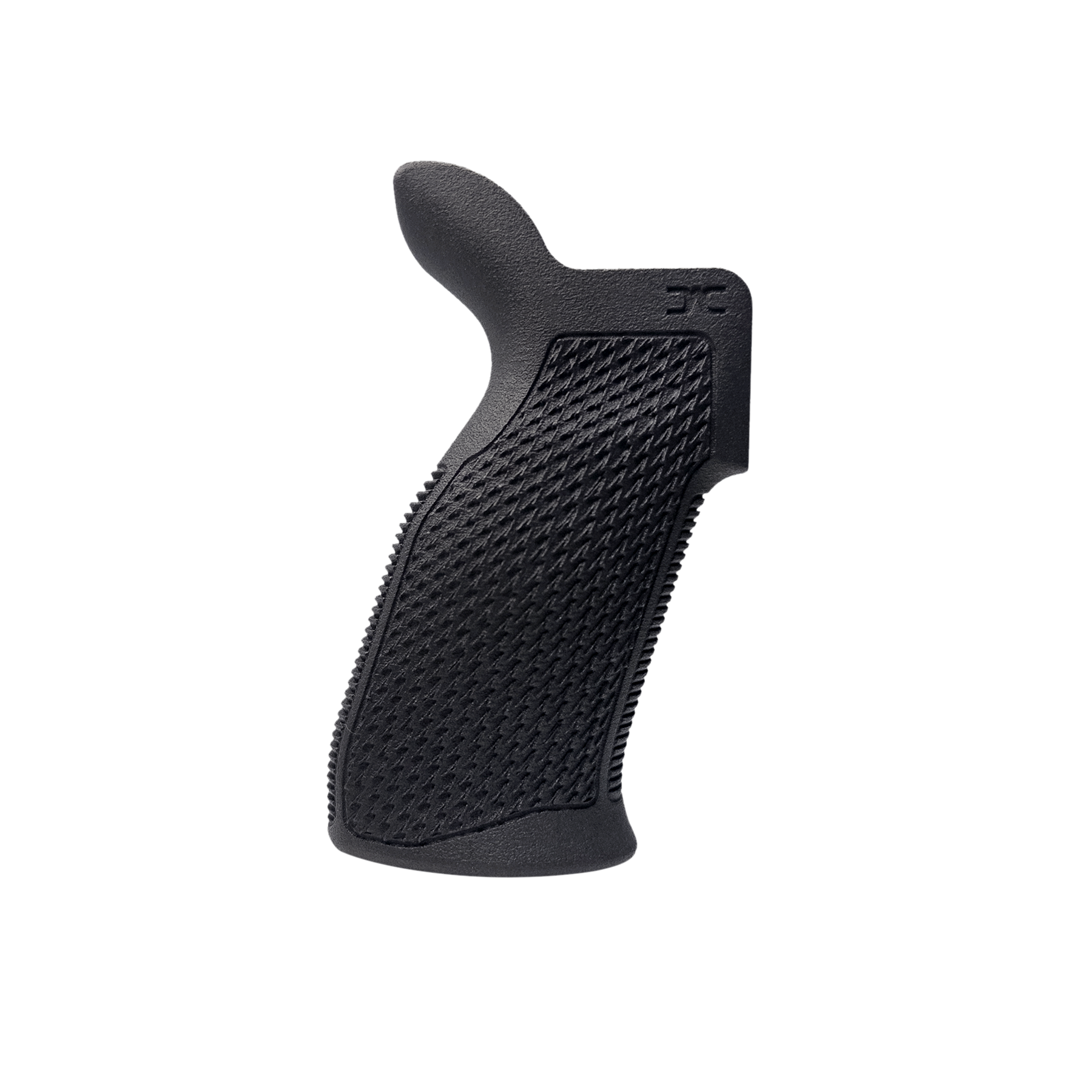 Driven Arms Longtail Shadow Crossover Grip (SCG-L) - Sawtooth Texture, Black - Pistol Grip for AR-15, vista 1