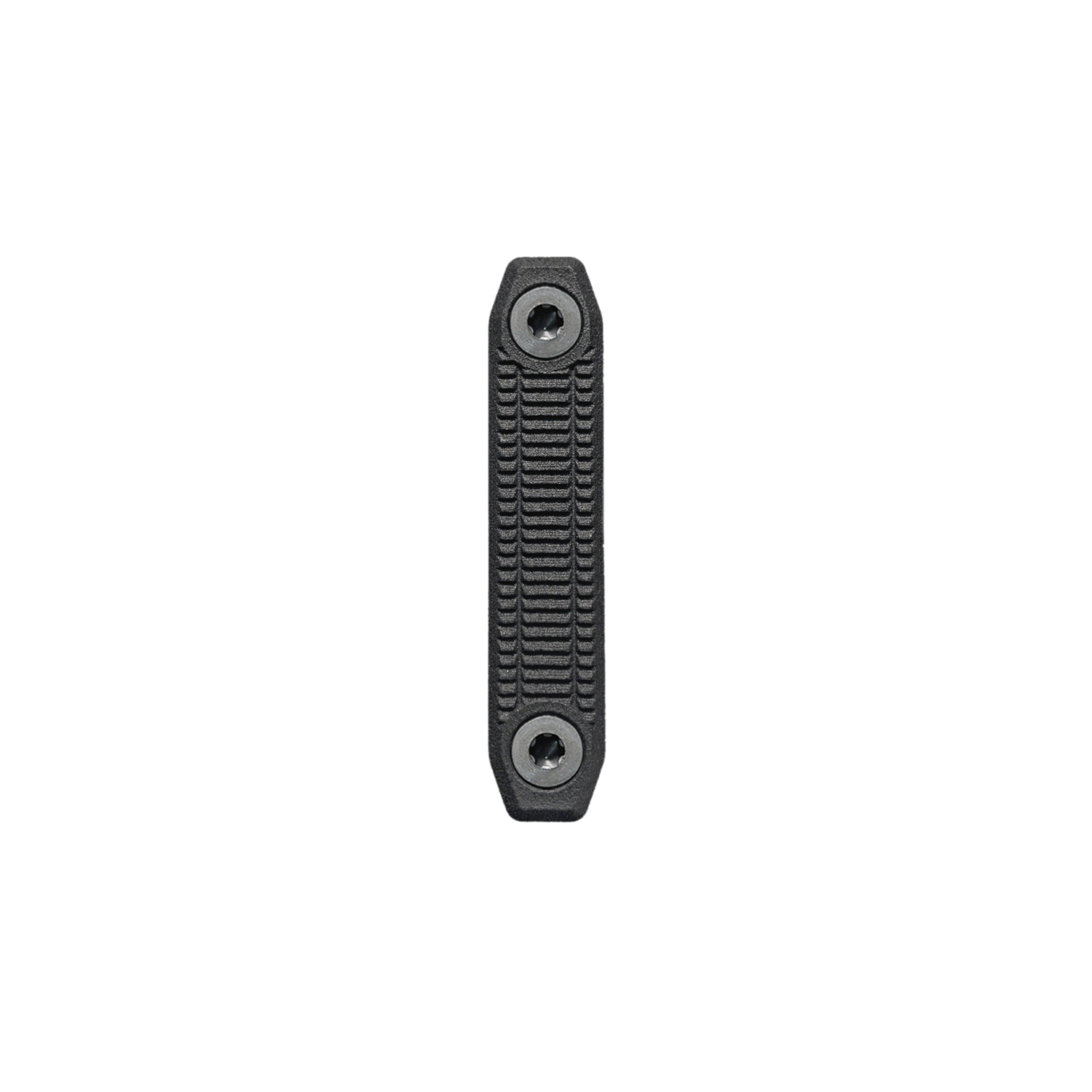 Driven Arms M-LOK Rail Panel (MRP) - 2 Slots, Ridged Texture, Black - Handguard for AR-15, vista 1
