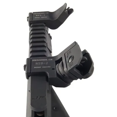 Dueck Defense Ar-15 Offset Rapid Transition Sight Set Black - Iron Sights for AR-15 - view 1
