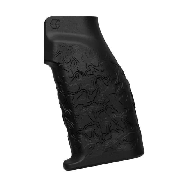 Edgar Sherman Design Fine Textured Granite Grip Fits Knight's Armament SR25, Black - Superior Handling with Fine Textured Grip - ESD-ARPG-SLK - Pistol Grip for AR-15 - view 1