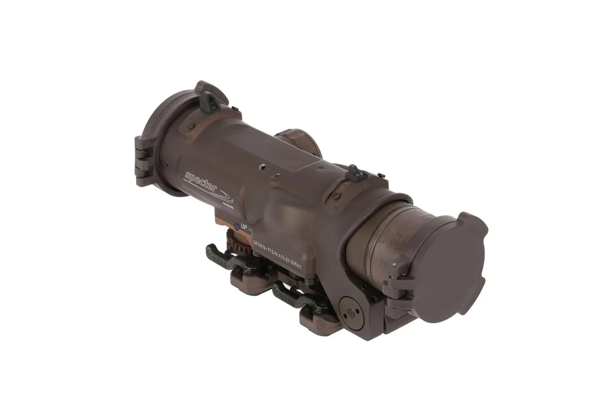 ELCAN SpecterDR Dual Role 1x/4x 5.56 Optical Sight - Flat Dark Earth - Rifle Scope, vista 1