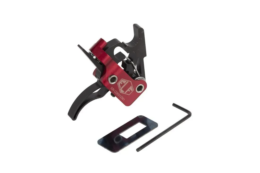 Elftmann Tactical Elftmann Ar-15 3 Gun Trigger Curved Mil-Spec .154" - Trigger for AR-15 - view 1