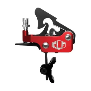 Elftmann Tactical Apex Adjustable Trigger - Curved Drop-In with Black Shoe and Red Adjustment Knob for Superior Performance - APEX-B-C-FA - Trigger for AR-15 - view 1
