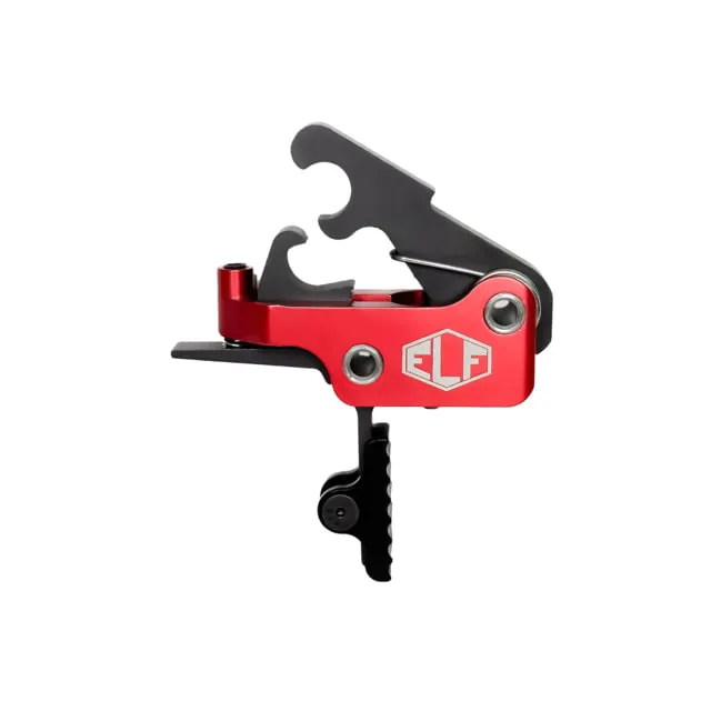 Elftmann Tactical Apex Large Pin Adjustable Trigger - Straight Drop-In with Black Shoe and Red Adjustment Knob for Superior Control - APEX-170-B-S-FA - Trigger for AR-15 - view 2