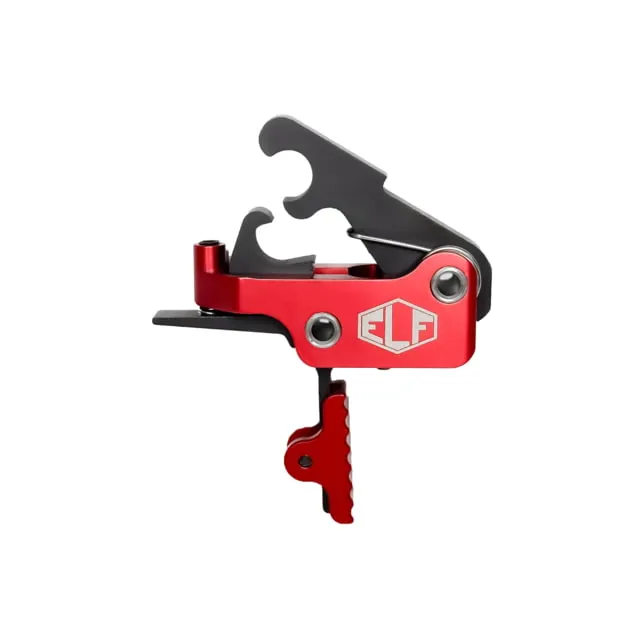 Elftmann Tactical Apex Large Pin Adjustable Trigger - Straight Drop-In with Red Shoe and Adjustment Knob for Optimal Performance - APEX-170-R-S-FA - Trigger for AR-15 - view 2